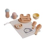 JC Toys/Berenguer - Parfait - Wood 10 Piece Baby's First Care Set - Accessoire
